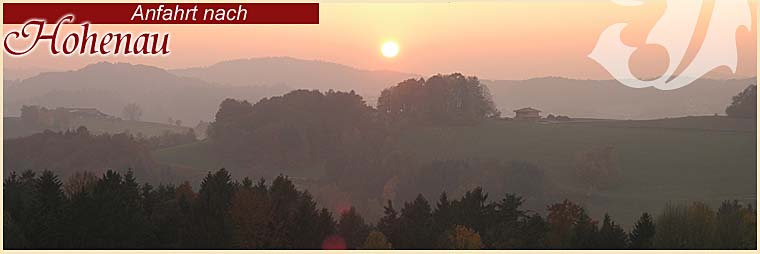 Anfahrt Hohenau Bayerischer Wald Wegbeschreibung Nationalpark Bayerischer Wald